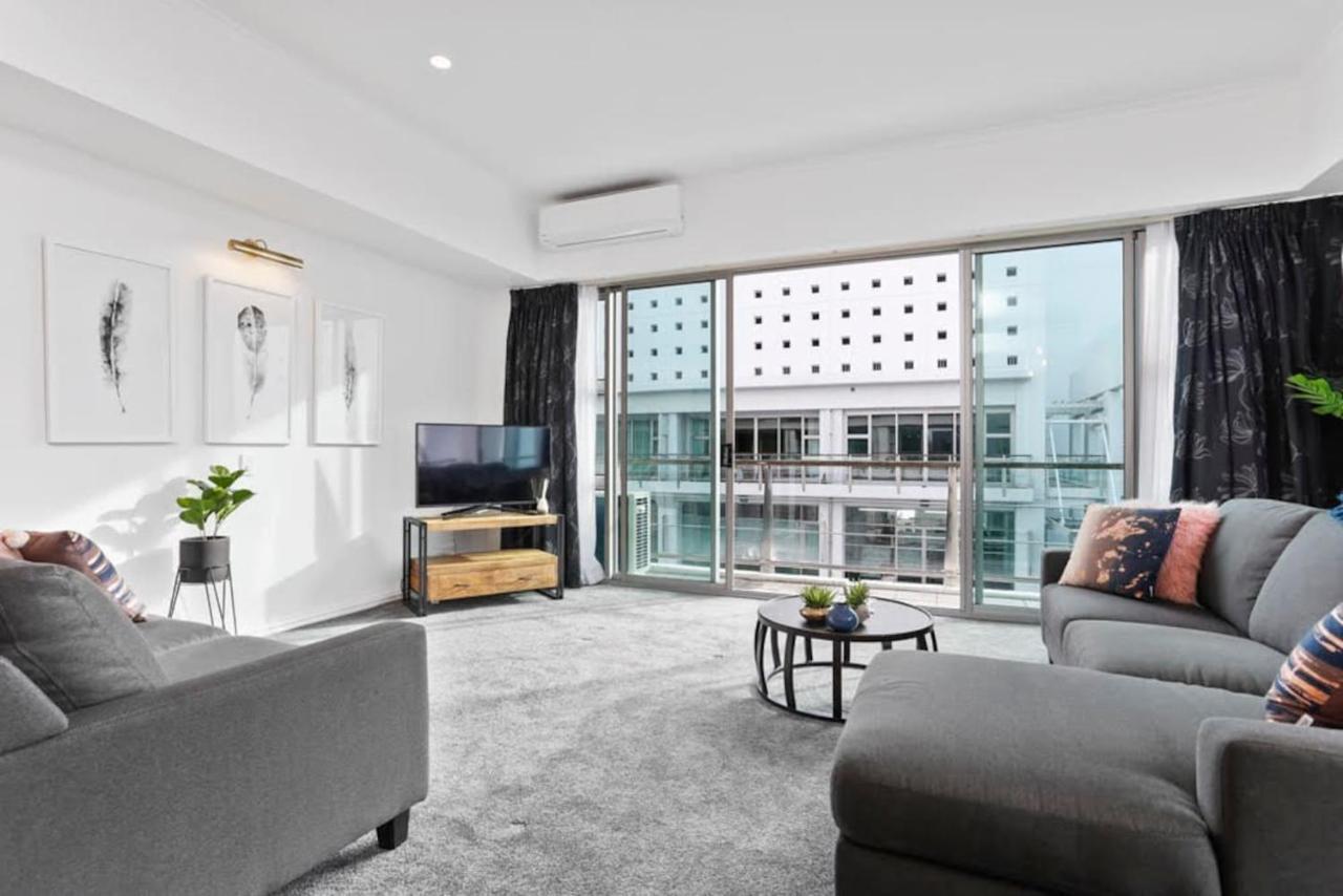 Chic 1 Bedroom Princess Wharf Apartment W/ Ac Auckland Luaran gambar